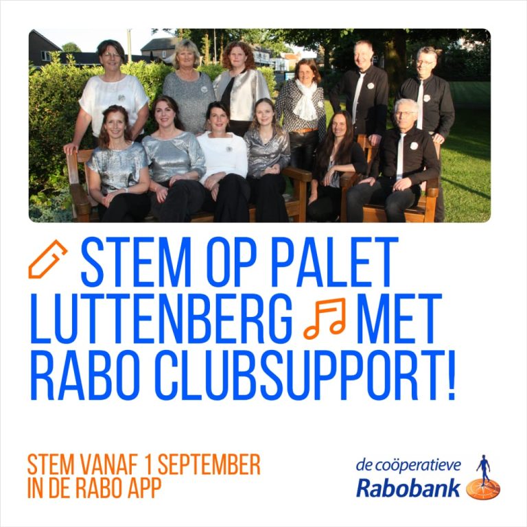 Palet doet mee met RABO CLUBSUPPORT